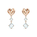 White Rose Gold-Tone Plated