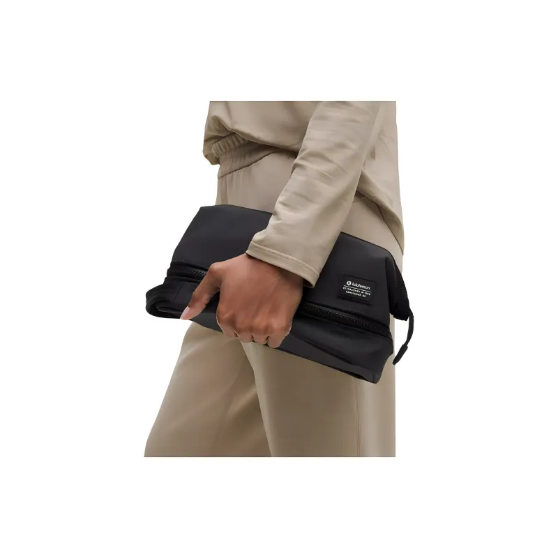 Lululemon Nylon Toiletry Bag Unisex Black-4