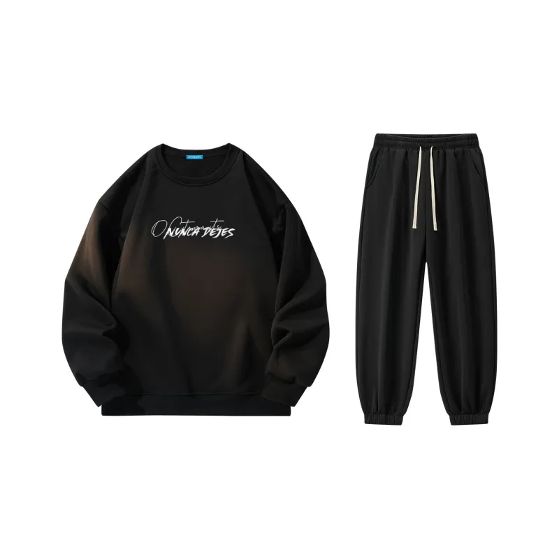 Small Columns Under The Sea Sweatshirt Set Unisex-24