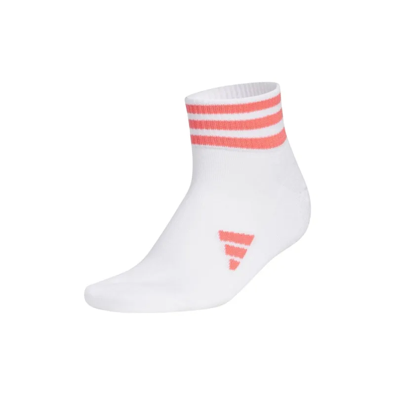 Adidas Ankle Socks Women's 1 Pack White Deep Red-0