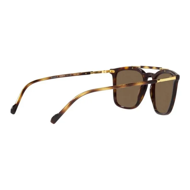 VOGUE Metal Acetate Aviator Sunglasses Men's Tortoiseshell-3