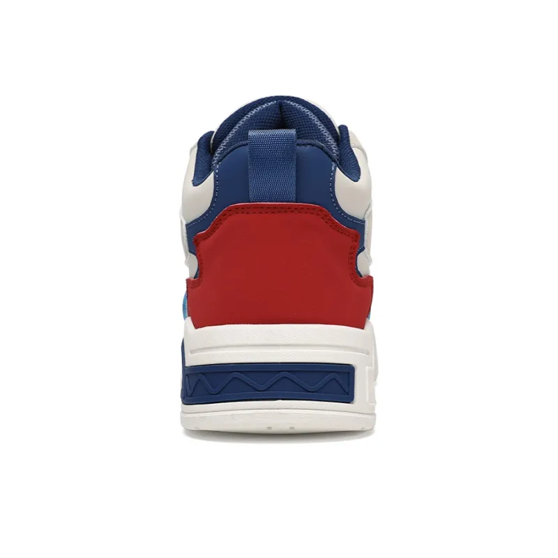 Warrior Puffy Shoes Height-Enhancing Wear-Resistant Lightweight High-Top Skateboard Shoes Men-4