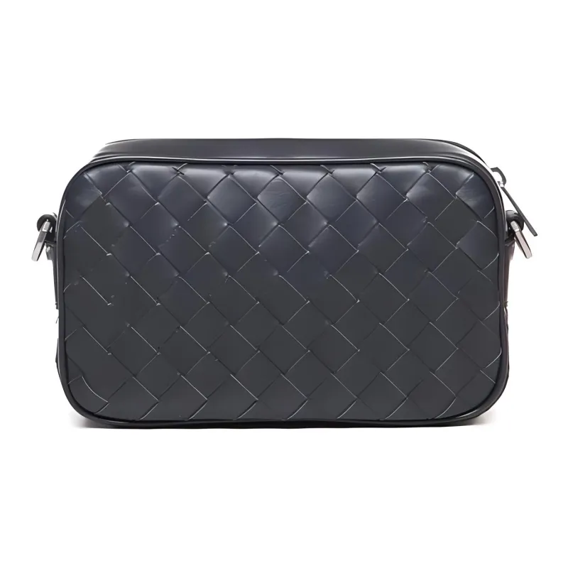 Bottega Veneta Calfskin Shoulder Bag Men's Black-2