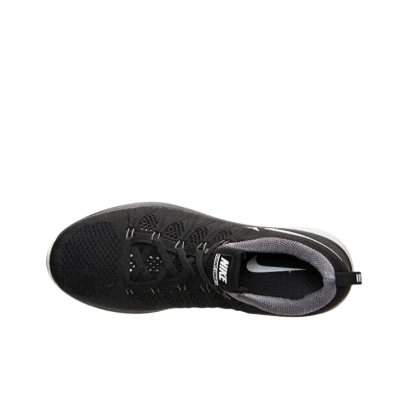 Nike Flyknit Lunar 2 Low Top Running Shoes Women's Black-3