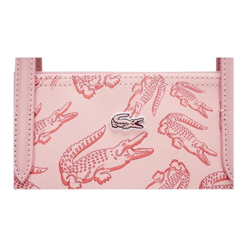 LACOSTE PVC Tote Bag, Shopping Bag, Shoulder Bag Tubas Women's Lip Pink-3