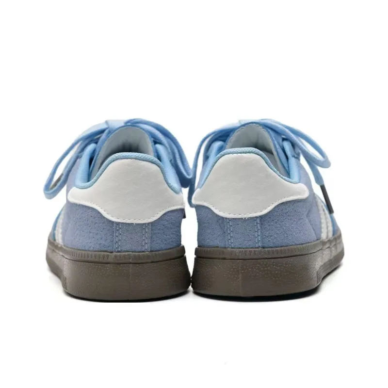 SHUXIAOBEI Vintage German Army Trainers Cushioning, Wear Resistant Low Top Skateboard Shoes Women's-34