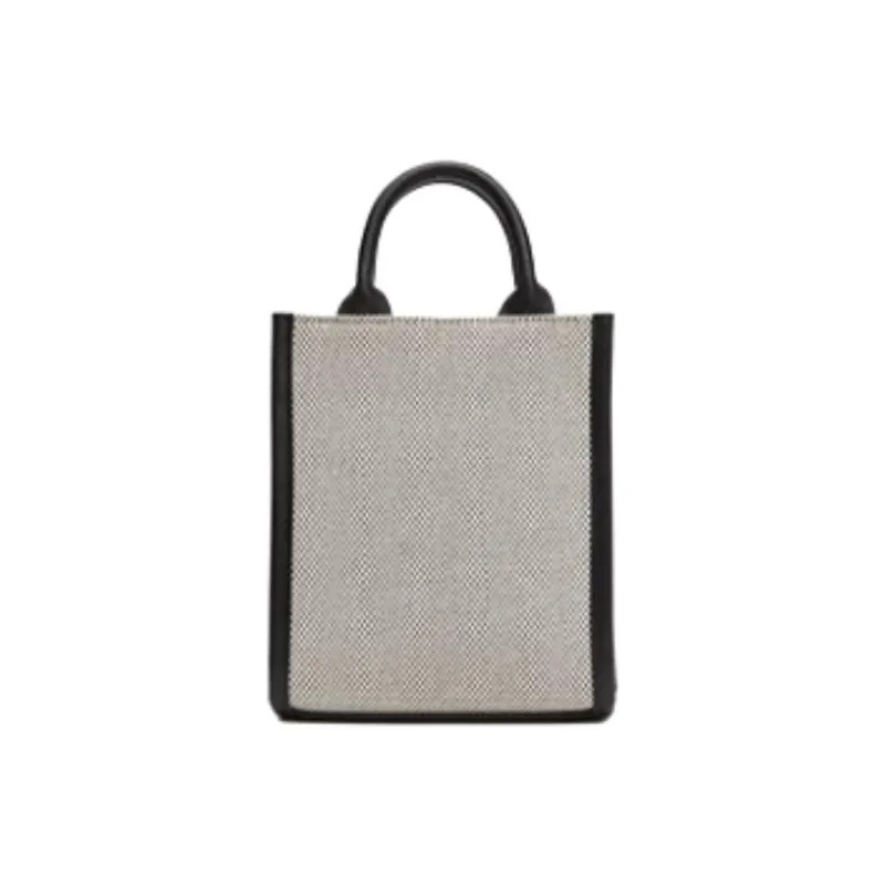 Champion Fabric Tote Bag Shopping Bag Handbag Small Size Women's Brown/Dark Blue/Black/White-15