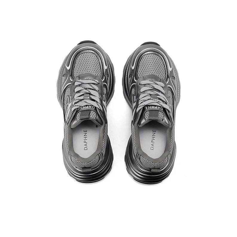 DAPHNE Abrasion Resistant Slip Resistant Low Top Chunky Sneakers Women's-8