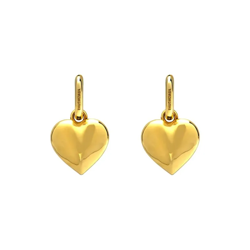 Balenciaga Bb Icon Heart Earrings-1