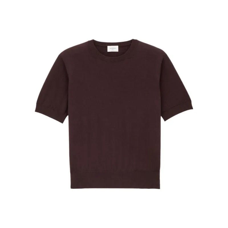 SAINT LAURENT T Shirt Women's Umber-0