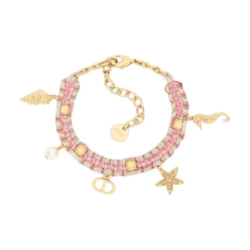 DIOR Resin Bracelets Unisex Pink-0