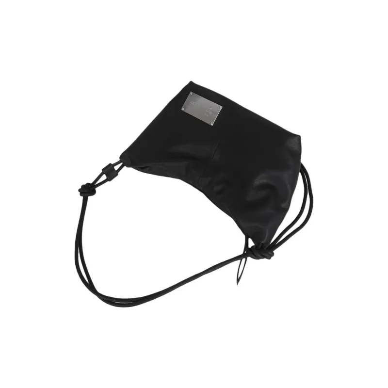 Kikawa Card Synthetic Leather Tote Bag, Shopping Bag, Crossbody Bag, Shoulder Bag Medium Size Women's Black-4