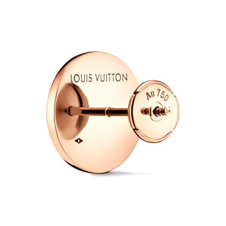 LOUIS VUITTON Color Blossom Bb Sun Ear Stud Pink Gold And Cornelian Per Unit-1