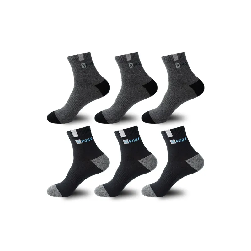 Lanza Mid-Calf Socks Men's 6 Pack-56