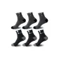 [3 Dark Gray 3 Black]·100% cotton Odor-Resistant