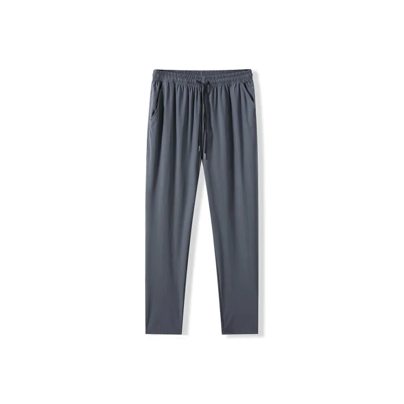 JEANSWEST Casual Pants Unisex Black-12