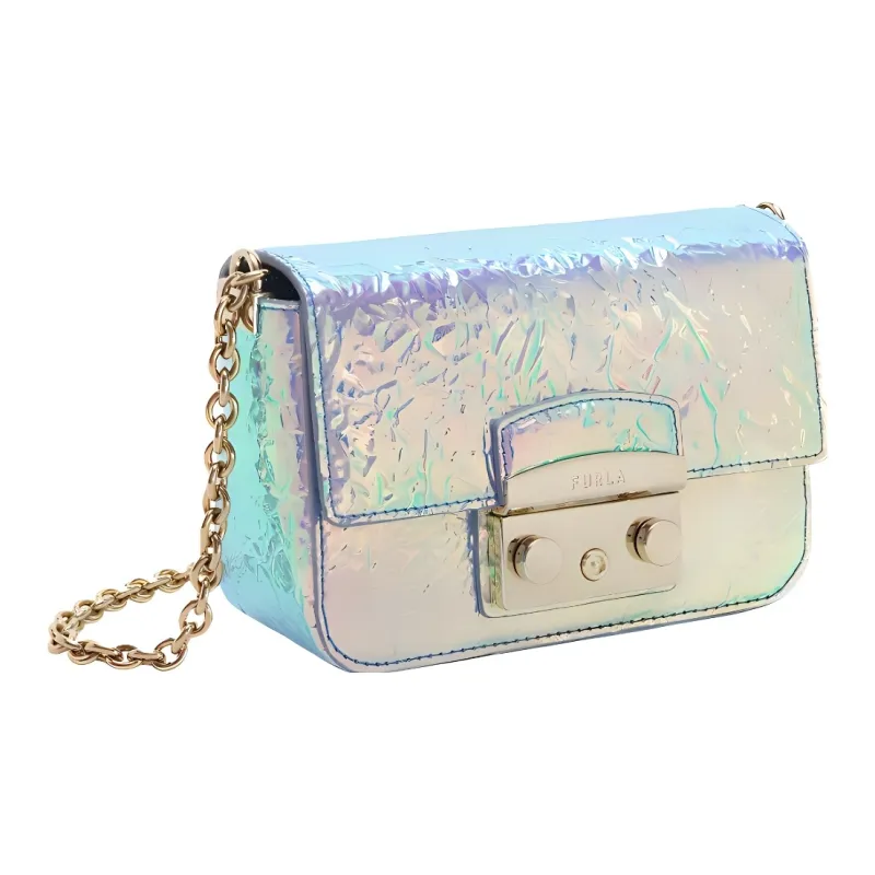 Furla Metropolis Collection Fabric Shoulder Bag Crossbody Bag Mini Women's Multicolor-1
