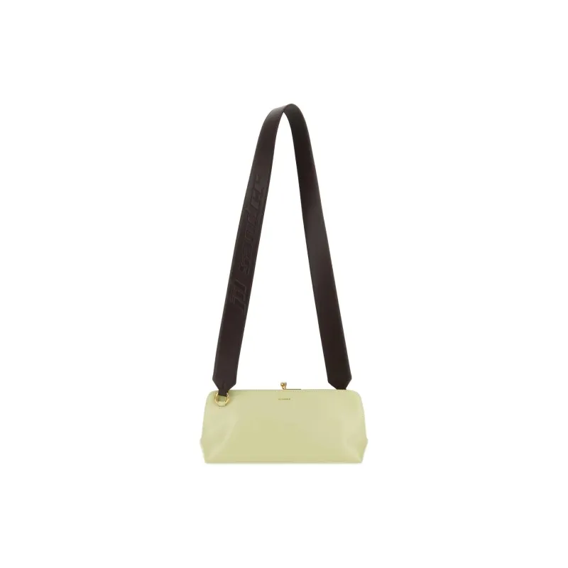 JIL SANDER Goji Logo Lettering Shoulder Bag-0