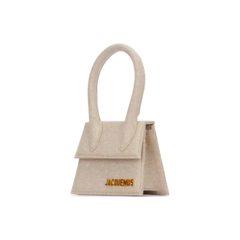 Jacquemus Linen Handbag Mini Women's Oat-1