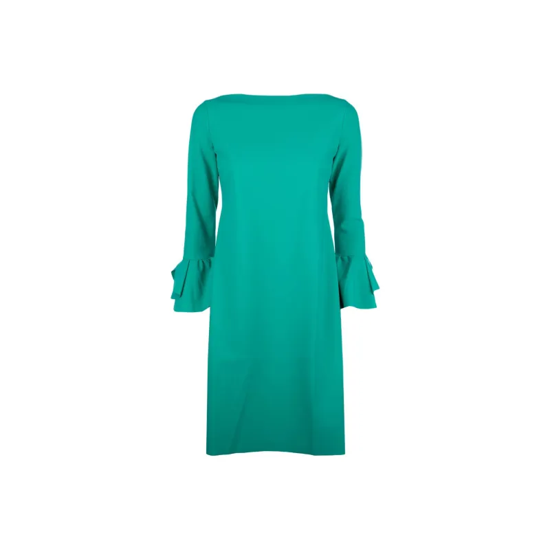 CHIARA BONI La Petite Robe Long Sleeved Dress Women's Emeralds-0