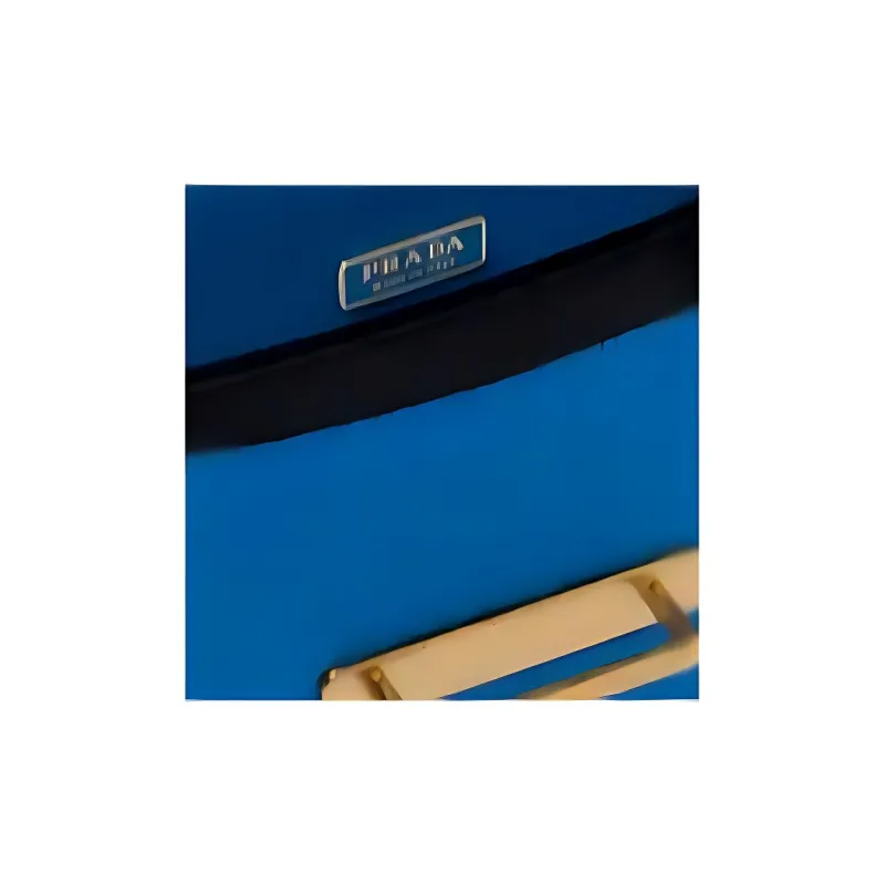 PRADA Cahier Calfskin Shoulder Bag Crossbody Bag Women's Sea Blue/Black-4