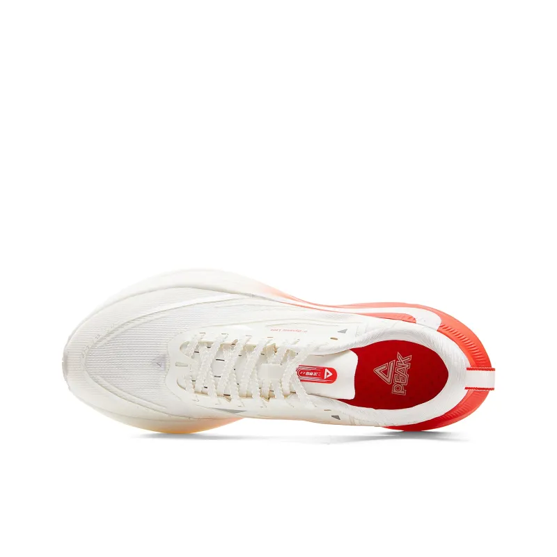 PEAK 2nd Breath 2.0 Cushioning, Breathable, Anti Rollover Low Top Casual Running Shoes Men's Milk White Orange-3