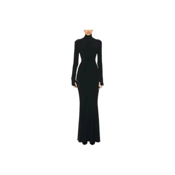 NORMA KAMALI Long Sleeved Dress Women's Black