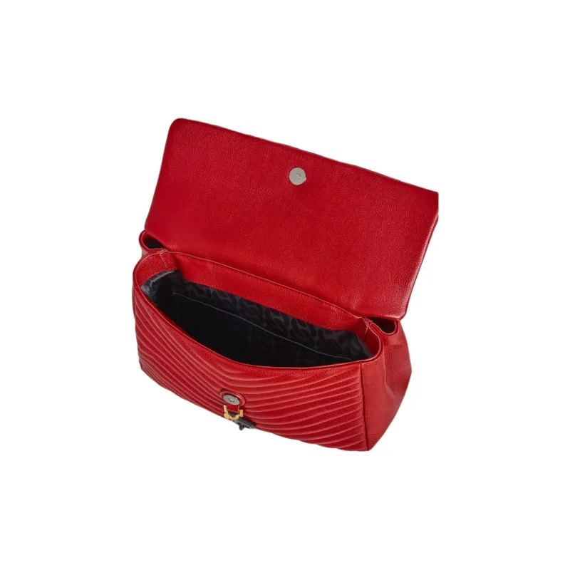 REBECCA MINKOFF Edie Genuine Leather Portable Crossbody Bag Shoulder Bag Large Size Women's Allure Red-2