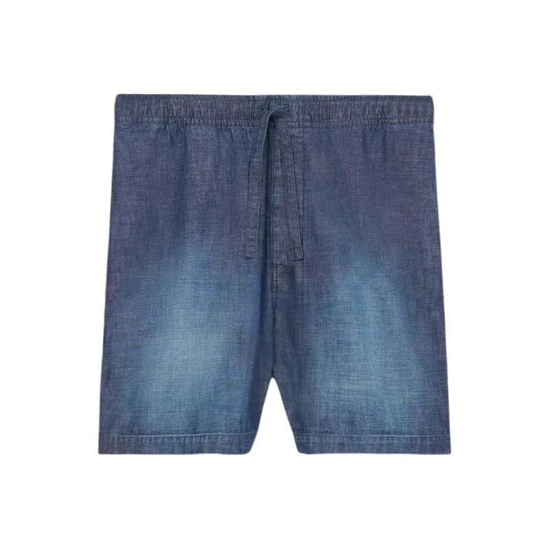 LOEWE SS25 Casual Shorts Men's Washed Blue-0