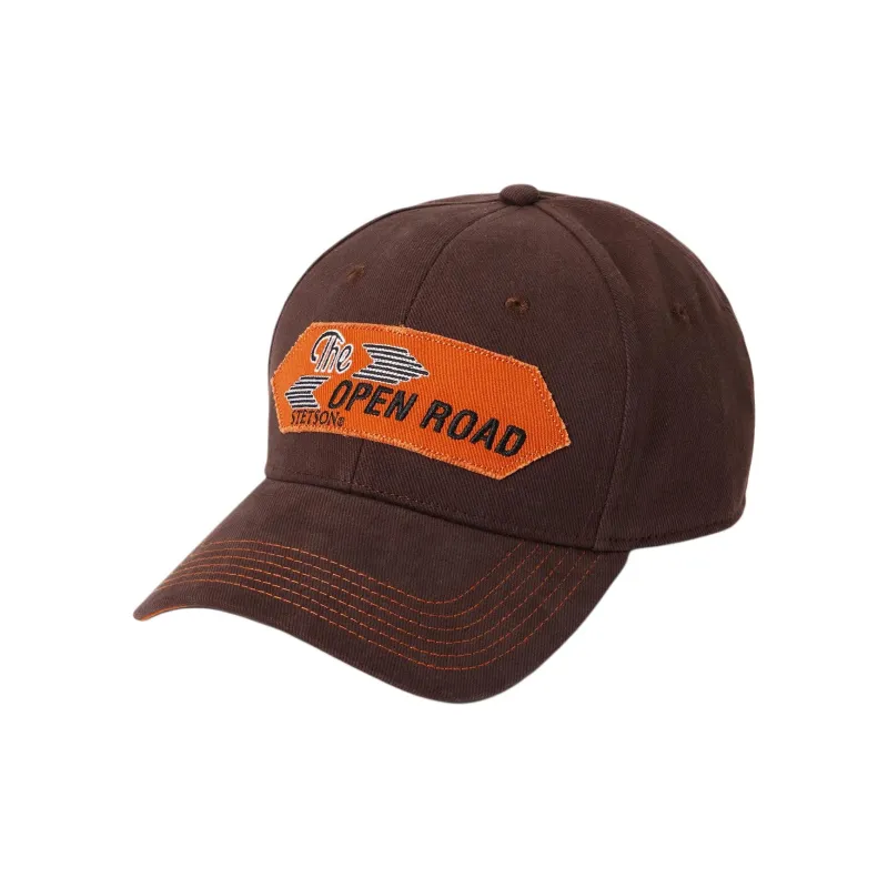 STETSON Cotton Baseball Caps Unisex Burgundy-0
