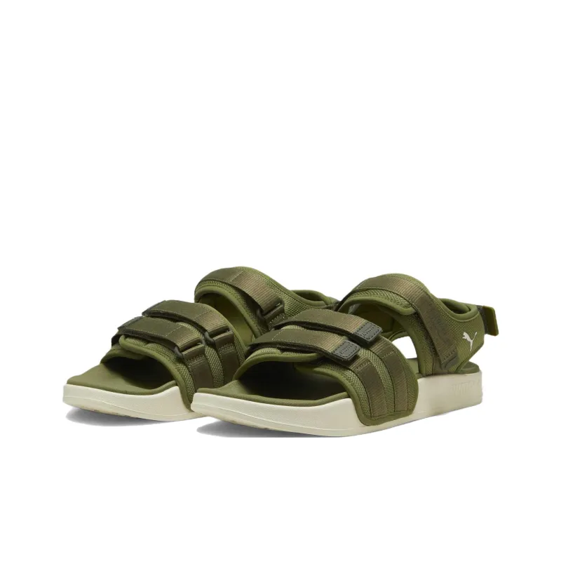 PUMA Leadcat Beach Sandals Unisex Olive Green-2