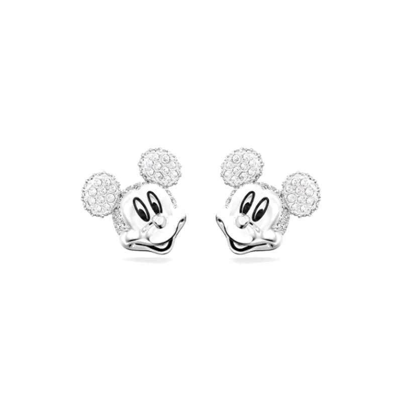 Swarovski Disney Stud Earrings Women's Silver-0