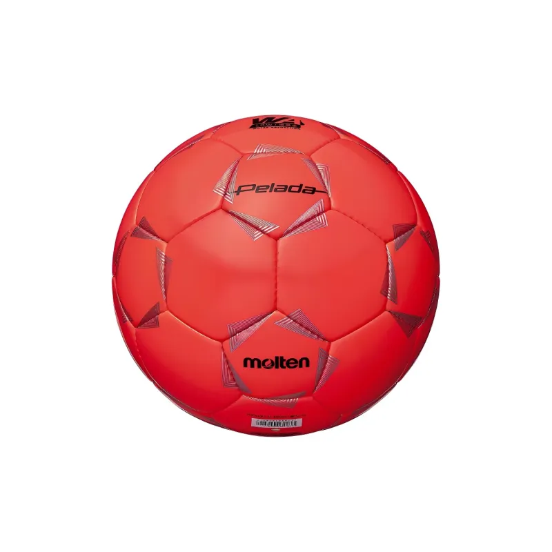 Molten Size 5 Soccer Synthetic Leather Machine Stitched Soccer Ball Unisex Red-2