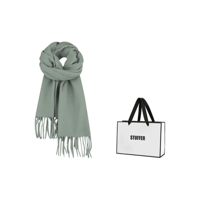 STUFFER 100% Wool Knit Scarves Unisex-18