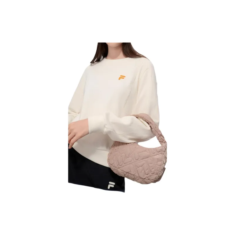 FILA FUSION Nylon Handbag Regular Women's Paper Gray Khaki-3