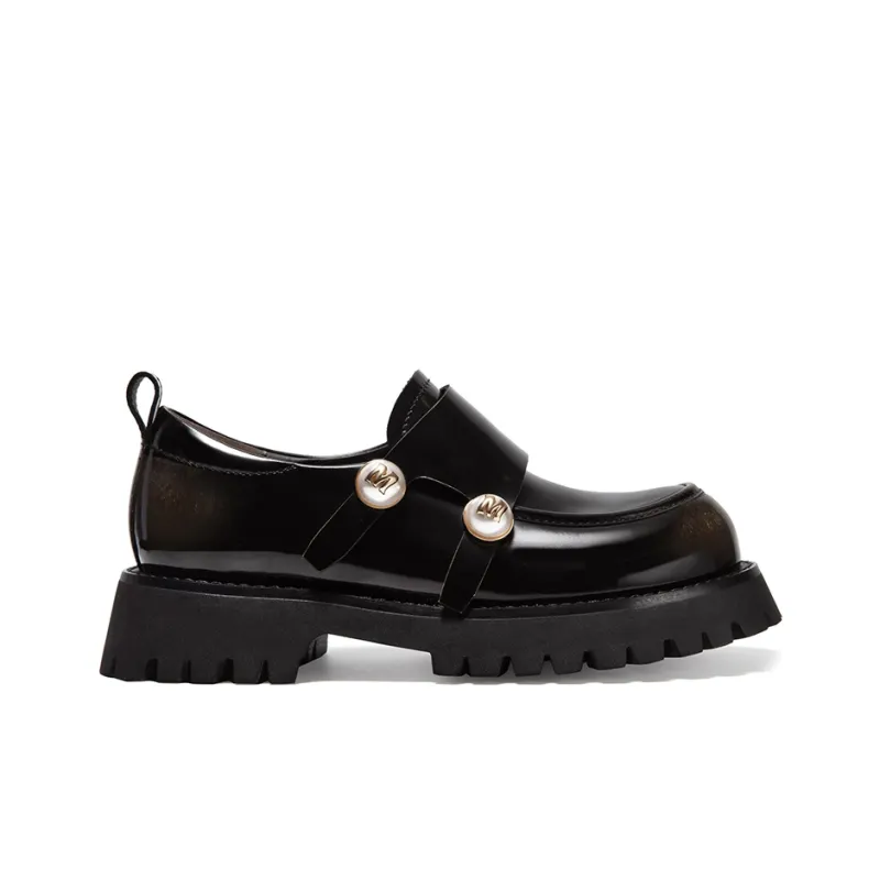 MIO Loafers Women's Black-7