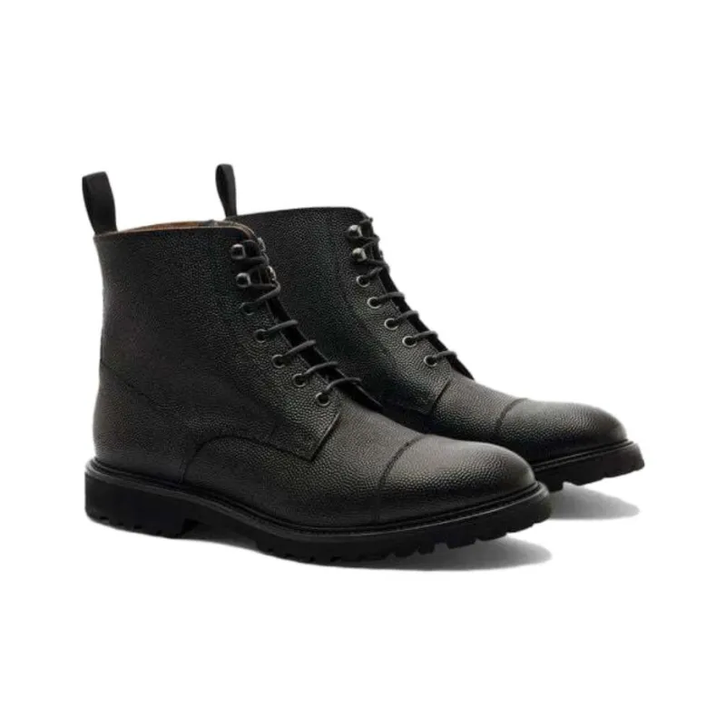 SCAROSSO Jackie Ankle Length Lace Up Boots-2