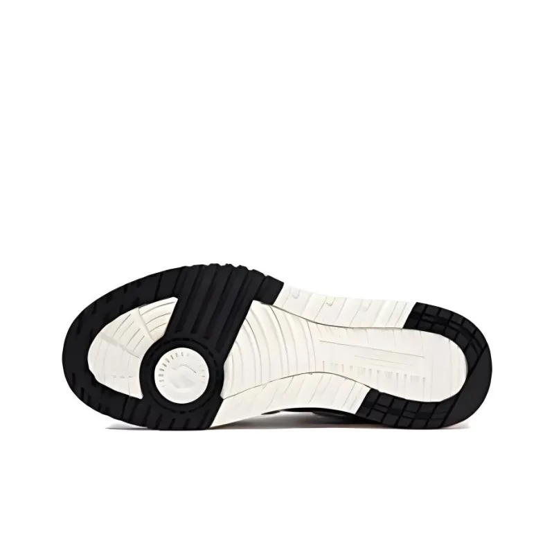361° Slip Resistant Cushioning Wear Resistant Low Top Skateboard Shoes Men's White Black-3