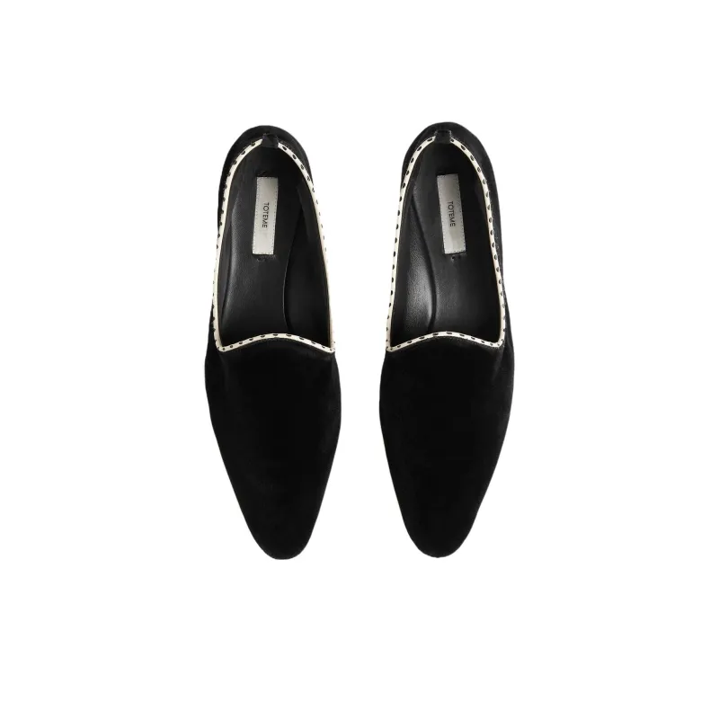 TOTEME Velvet Flats Women's-3