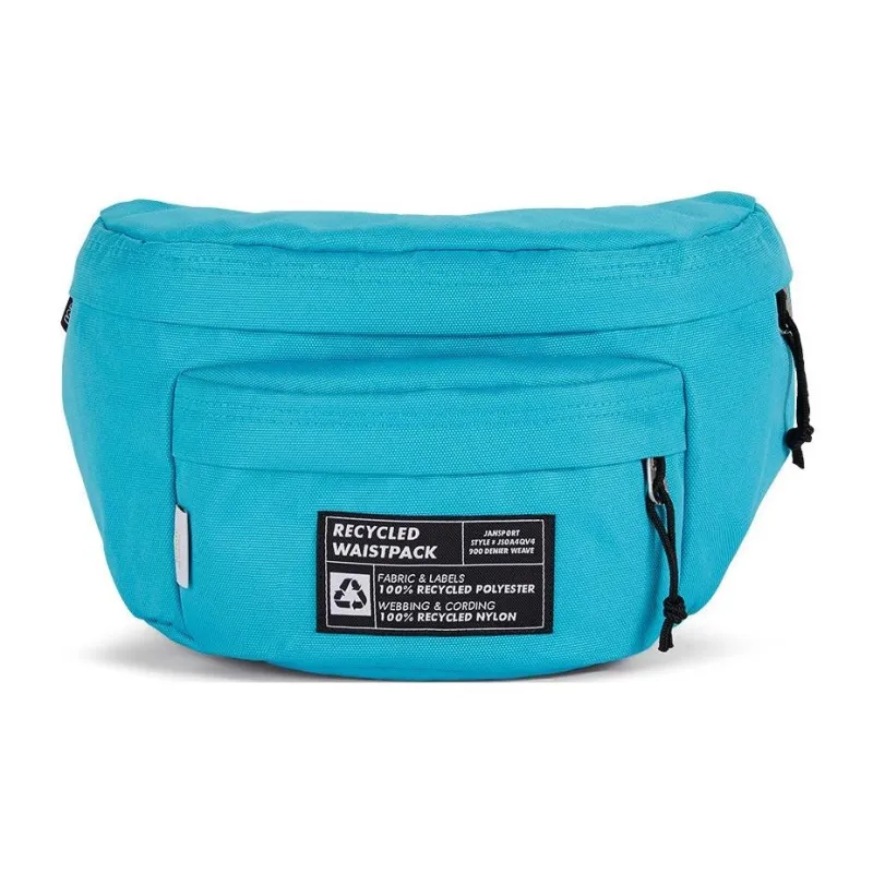 JanSport Recycled Nylon Fanny Pack Unisex Blue-0