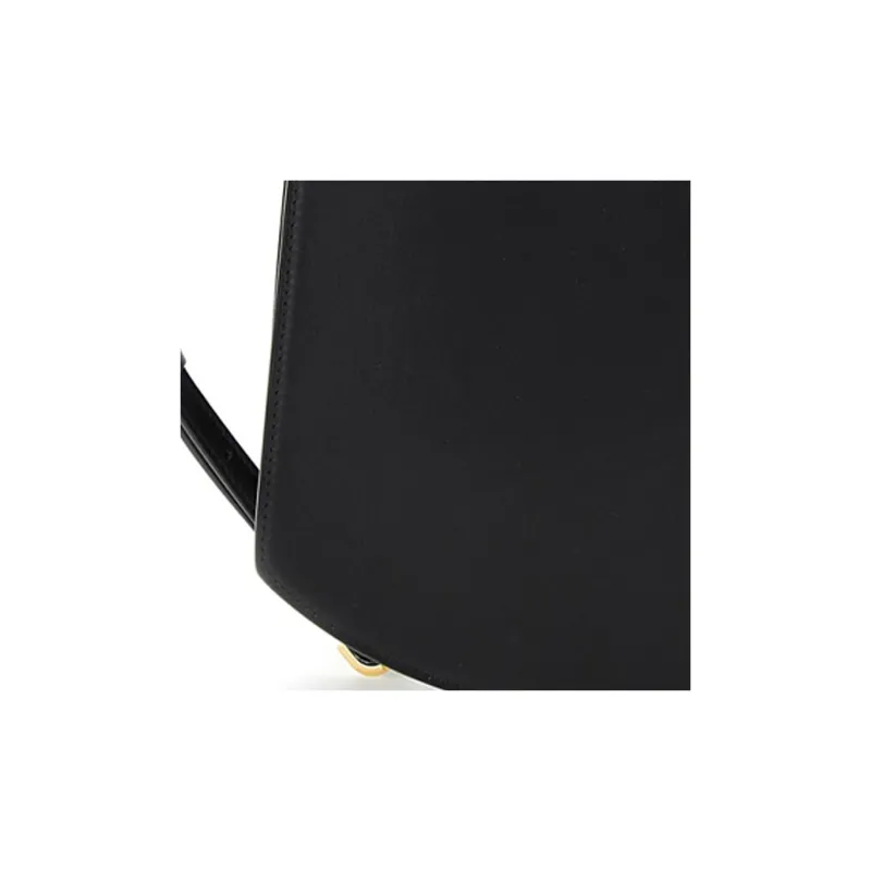 SAVETTE Leather Shoulder Bag Women's Black-3