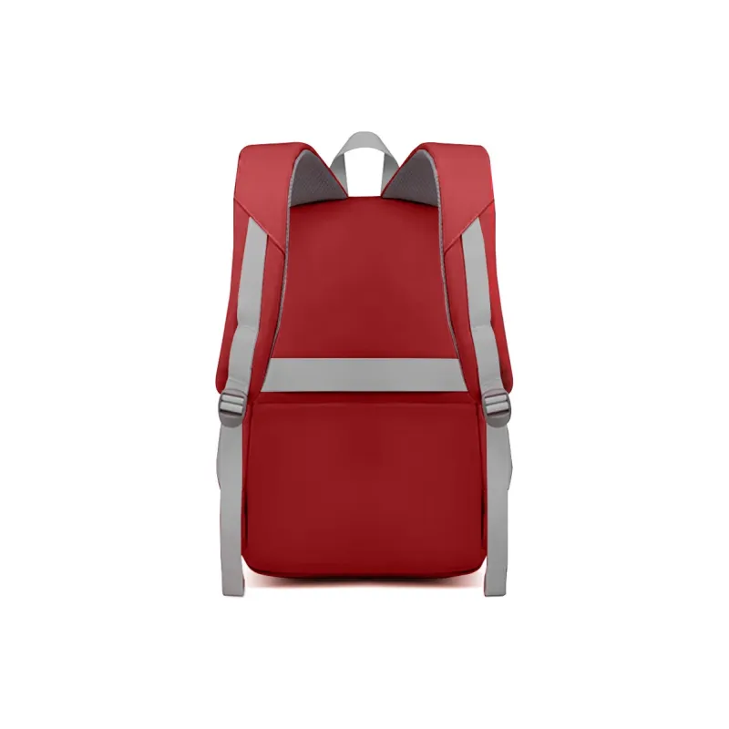 EDISON Polyester Oxford Backpack Regular Unisex Black/Sky Blue/Pink/Red-8