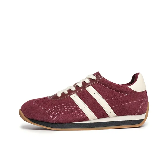 RED DRAGONFLY Abrasion Resistant Slip Resistant Low Top Skateboard Shoes Women's-0