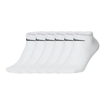 Nike Ankle Socks Unisex 6 Pack White