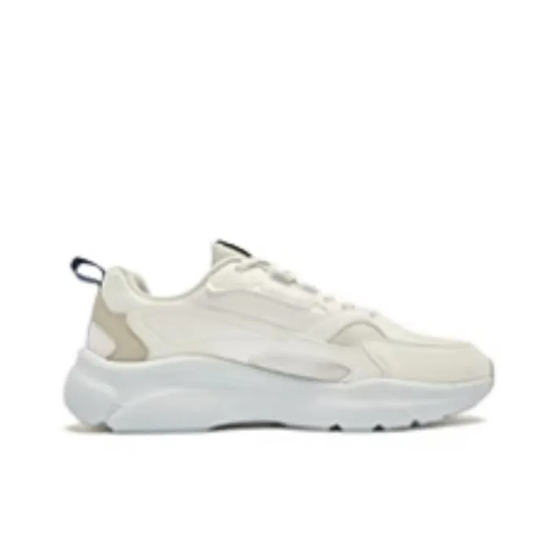 QIAODAN Get Rich Every Day Coverage Lightweight Height Increasing Low Top Casual Shoes Men's White Blue-1