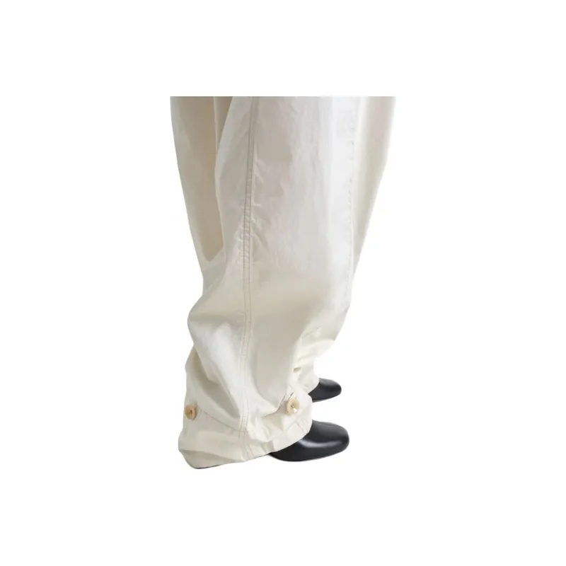 Lemaire Soft Volume Pants 'Creamy White'-2