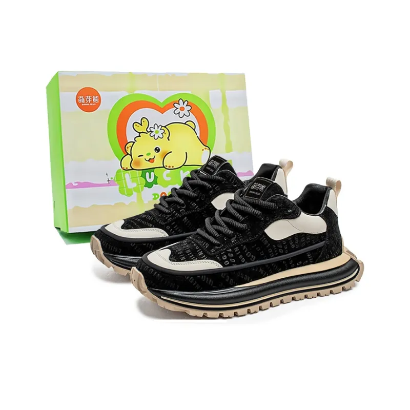 Budding Bear Anti Slip And Wear Resistant Lightweight Rebound Low Top Casual Shoes Men's-17