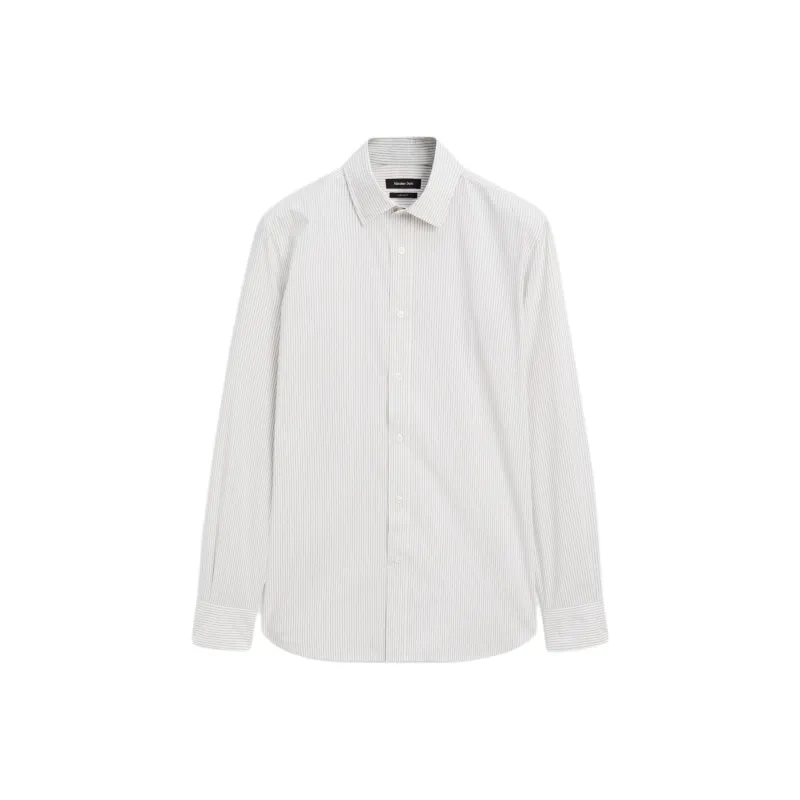 Massimo Dutti Shirt Men's Pearl Gray-0