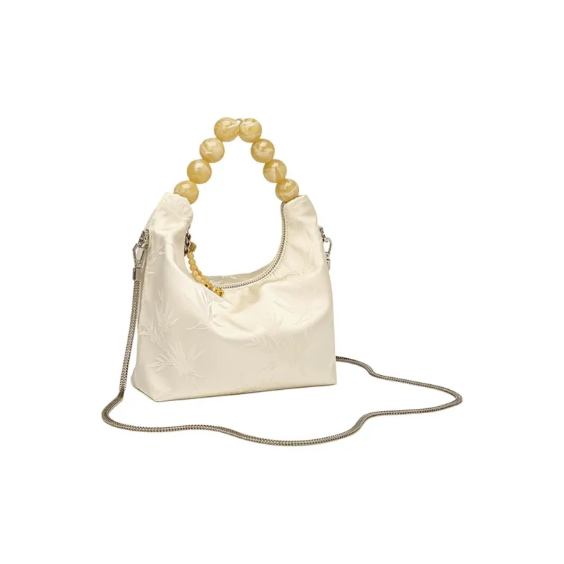 DAPHNE Fabric Handbag Women's Ecru-2