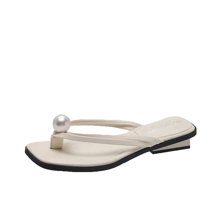 AJPAP Rubber Sole Abrasion Resistant Slip Resistant Flip Flops Women's-6